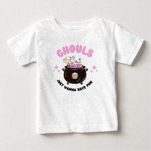 グールズはただおもしろいを持ちたい ベビーTシャツ