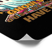 グールズはハローのおもしろいディスコデザインを持ちたい ポスター (角)