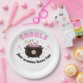 グールズは可愛いハロウィーンをおもしろいしたい ペーパープレート (パーティー)