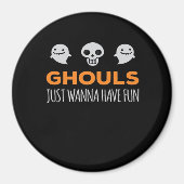 グールズは秋の美学をおもしろいしたい マグネット (正面)