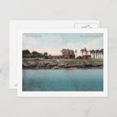 グールズアイランドライトハウスナラガンセットヴィンテージ ポストカード (正面/裏面)