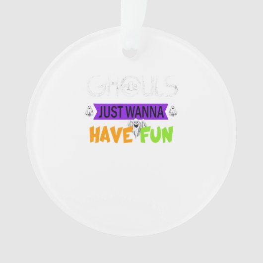 グールズジャストおもしろいおもしろい秋 オーナメント (正面)