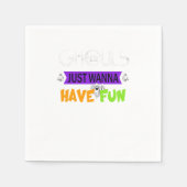 グールズジャストおもしろいおもしろい秋 スタンダードカクテルナプキン (正面)