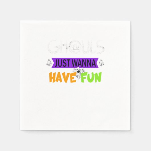 グールズジャストおもしろいおもしろい秋 スタンダードカクテルナプキン (正面)