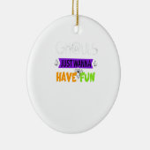 グールズジャストおもしろいおもしろい秋 セラミックオーナメント (右)