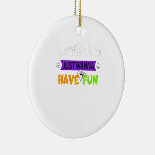 グールズジャストおもしろいおもしろい秋 セラミックオーナメント (右)