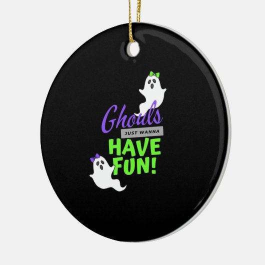 グールズジャストおもしろいおもしろい秋 セラミックオーナメント (左)