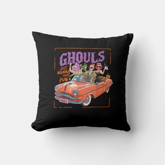 グールズジャストおもしろいおもしろい- Ghouls Night Ou クッション (正面)