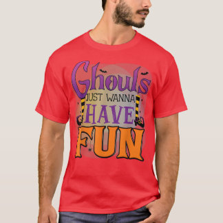 グールズジャストウィーンおもしろいおもしろいレトロハロウィーンC Tシャツ