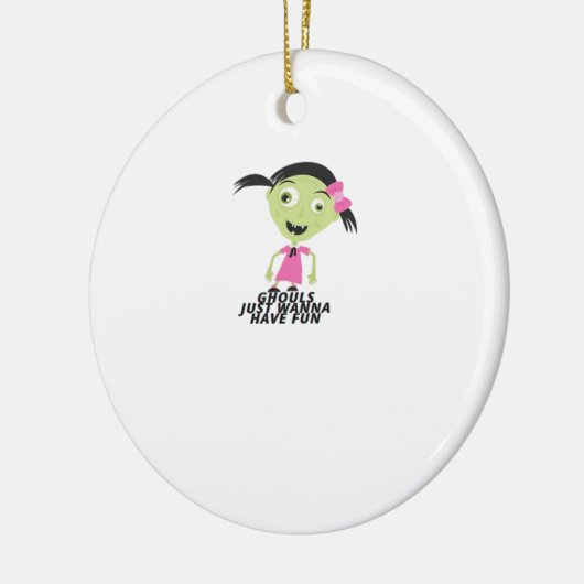 グールズジャストウィーンおもしろいおもしろい引用文 セラミックオーナメント (左)