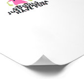 グールズジャストウィーンおもしろいおもしろい引用文 ポスター (角)