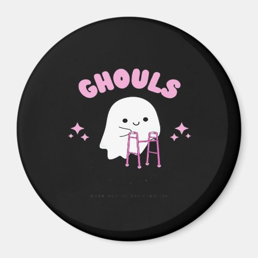 グールズジャストウィーンおもしろいおもしろい&スロース マグネット (正面)