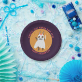 グールズジャストウィーンおもしろいかわいいバニー幽霊 ペーパープレート (パーティー)