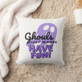 グールズジャストウィーンおもしろいスロスハロウィーン クッション (ブランケット)