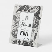 グールズジャストウィーンおもしろいハローウィンパーティ 台座サイン (正面)