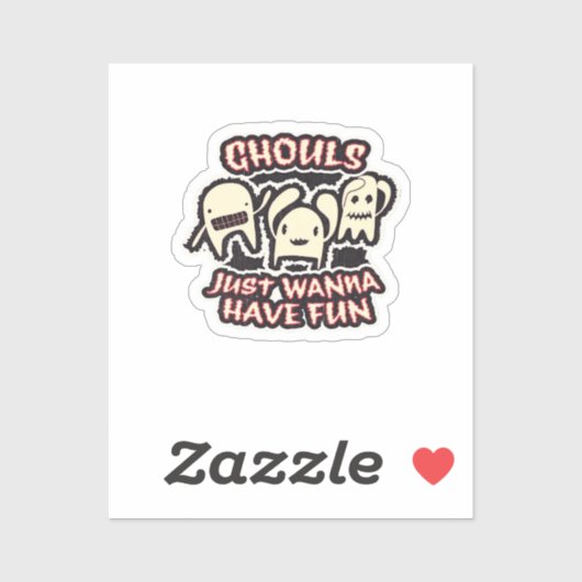 グールズジャストウィーンおもしろいレトロ 不気味 シール (シート)