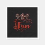 グールズジャストウィーンおもしろい不気味引用文 スタンダードカクテルナプキン (正面)