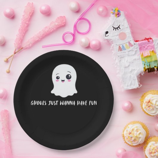 グールズジャストウィーンおもしろい不気味引用文 ペーパープレート (パーティー)