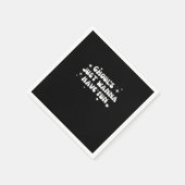 グールズジャストウィーンおもしろい基本デザイン スタンダードカクテルナプキン (角)