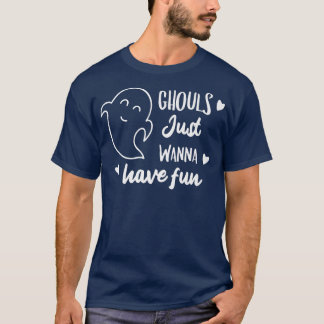 グールズジャストウィーンおもしろい幽霊おもしろいハート89 Tシャツ