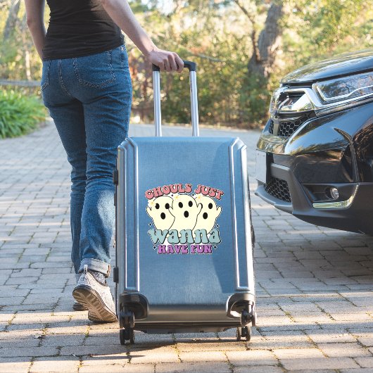 グールズジャストウィーンおもしろい幽霊 シール (スーツケースインサイチュ)