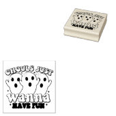 グールズジャストウィーンおもしろい幽霊 ラバースタンプ (押印)