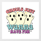 グールズジャストウィーンおもしろい ウィンドウサイン (シート)