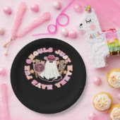 グールズジャストウィーンおもしろい(ウェスタンスタイルハロウィー) ペーパープレート (パーティー)