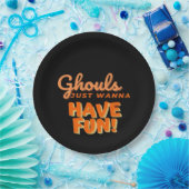 グールズジャストウィーンおもしろい ペーパープレート (パーティー)