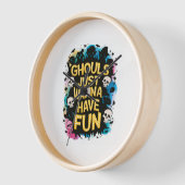 グールズジャストウィーンおもしろい 壁時計 (傾斜)