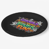 グールズジャストウィーンおもしろい – 秋グールズ ペーパープレート (アングル)