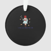 グールズジャストウィーンおもしろい – 面白いハロウィーン引用文 オーナメント (正面)