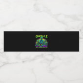 グールズジャストウィーンおもしろい- Halloween Sloth Desig ペットボトルラベル (シングルラベル)