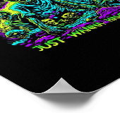 グールズジャストウィーンおもしろい- Halloween Sloth Desig ポスター (角)