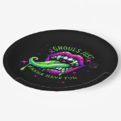 グールズジャストウォティおもしろいデザイン ペーパープレート (アングル)