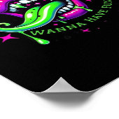 グールズジャストウォティおもしろいデザイン ポスター (角)