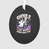 グールズジャストジャストレイジーおもしろいスロース オーナメント (正面)