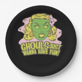 グールズジャストジャストレイジーおもしろいスロース ペーパープレート (正面)