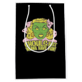 グールズジャストジャストレイジーおもしろいスロース ミディアムペーパーバッグ (正面)