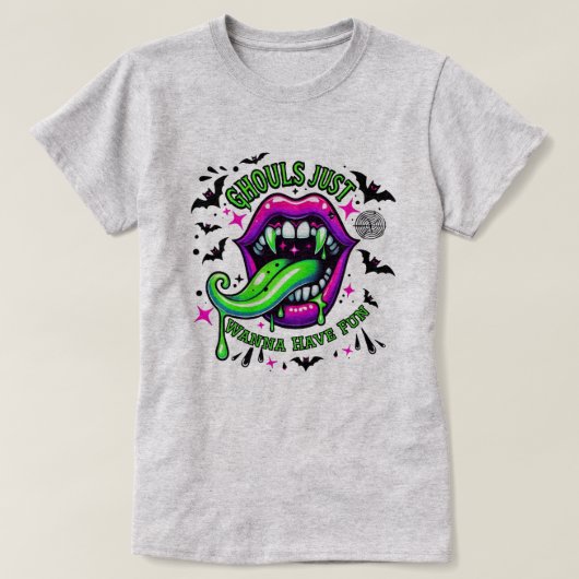 グールズジャストセクシーなおもしろい Tシャツ (デザイン正面)