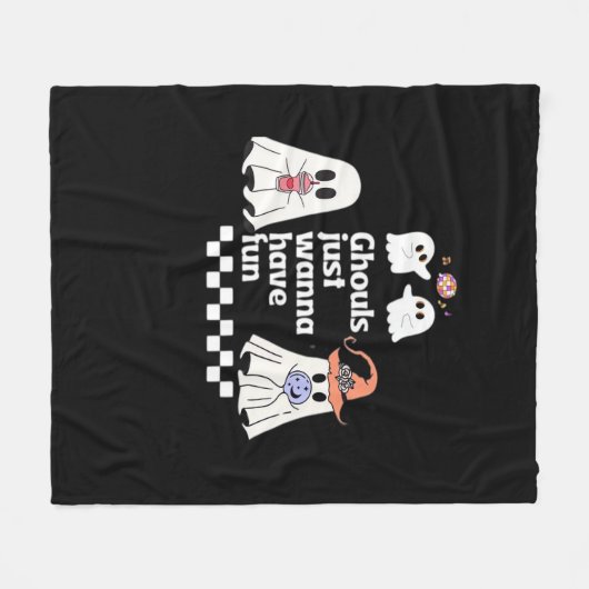 グールズジャストトゥーズオータムーブスおもしろい フリースブランケット (正面(横))