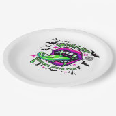 グールズジャストナスビブおもしろいを欲しい ペーパープレート (アングル)