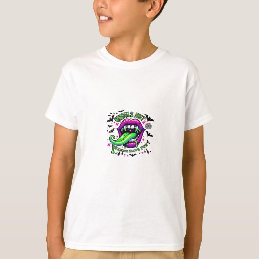 グールズジャストナスビブおもしろいを欲しい Tシャツ (正面)