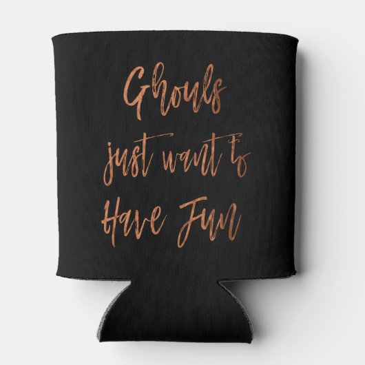 グールズジャストハロウィーンおもしろいクーラーボックス 缶クーラー (裏面)