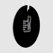 グールズジャストハローウィンおもしろい オーナメント (正面)