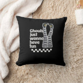 グールズジャストハローウィンおもしろい クッション (ブランケット)