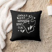 グールズジャストハローウィンおもしろい クッション (ブランケット)