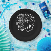 グールズジャストハローウィンおもしろい ペーパープレート (パーティー)