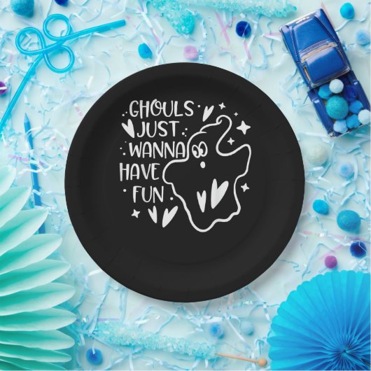 グールズジャストハローウィンおもしろい ペーパープレート (パーティー)