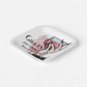 グールズジャストハローウィンおもしろい ペーパープレート (傾斜あり)